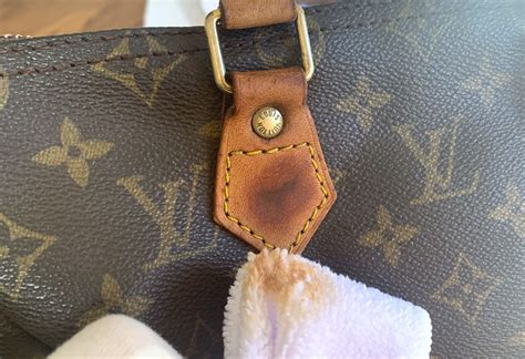 how to clean the leather on my louis vuitton bag|louis vuitton leather treatment.